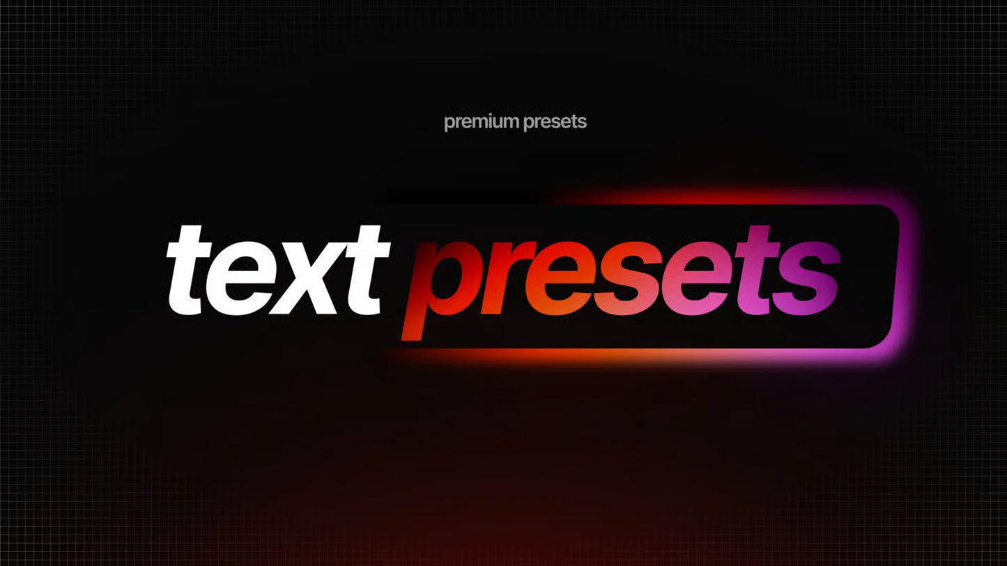 Premium Text Animation (After Effects)