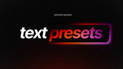 Premium Text Animation (After Effects)